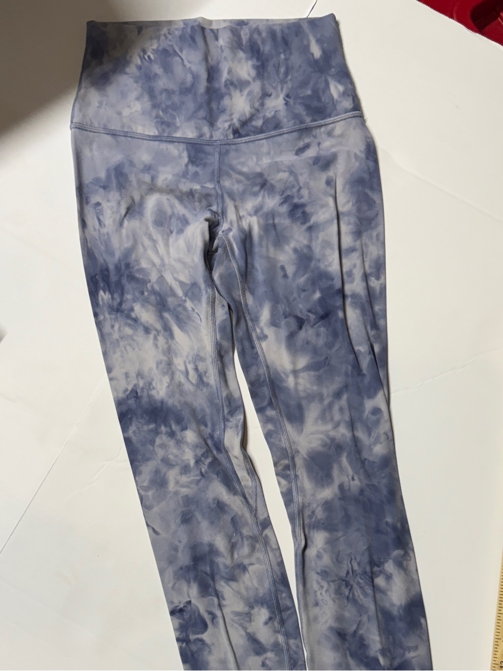 lululemon athletica Tie-Dye Blue Gray High-Rise Leggings